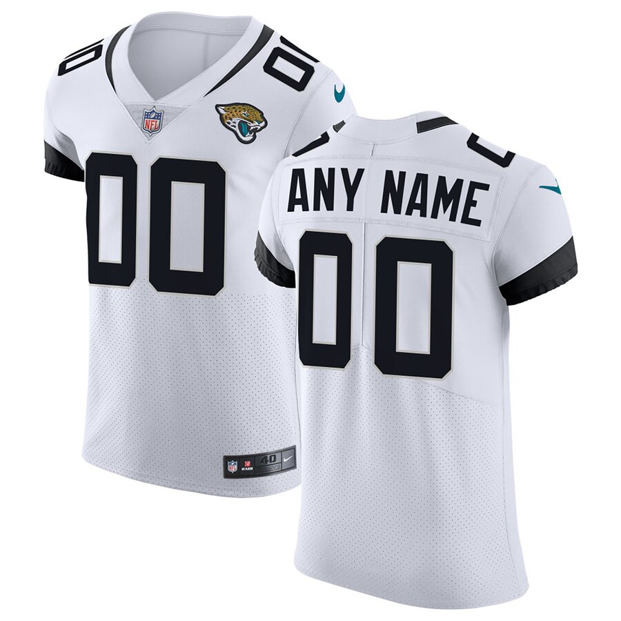 Jacksonville Jaguars Custom Letter and Number Kits For White Jersey Material Vinyl